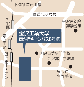 北陸サテライト会場地図