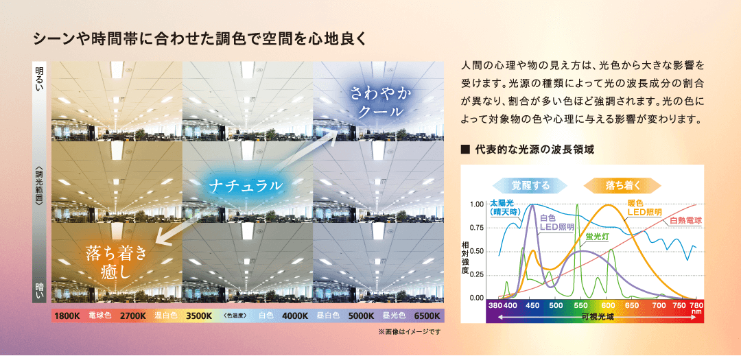 LED照明「調色シリーズ」