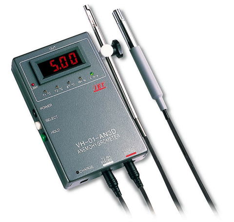 VH-01-AN3DNハンディタイプ風速・温度・湿度計シリーズ