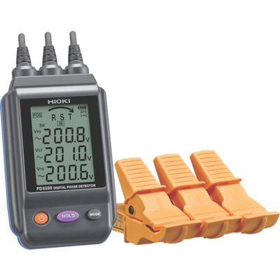 電圧計付検相器PD3259